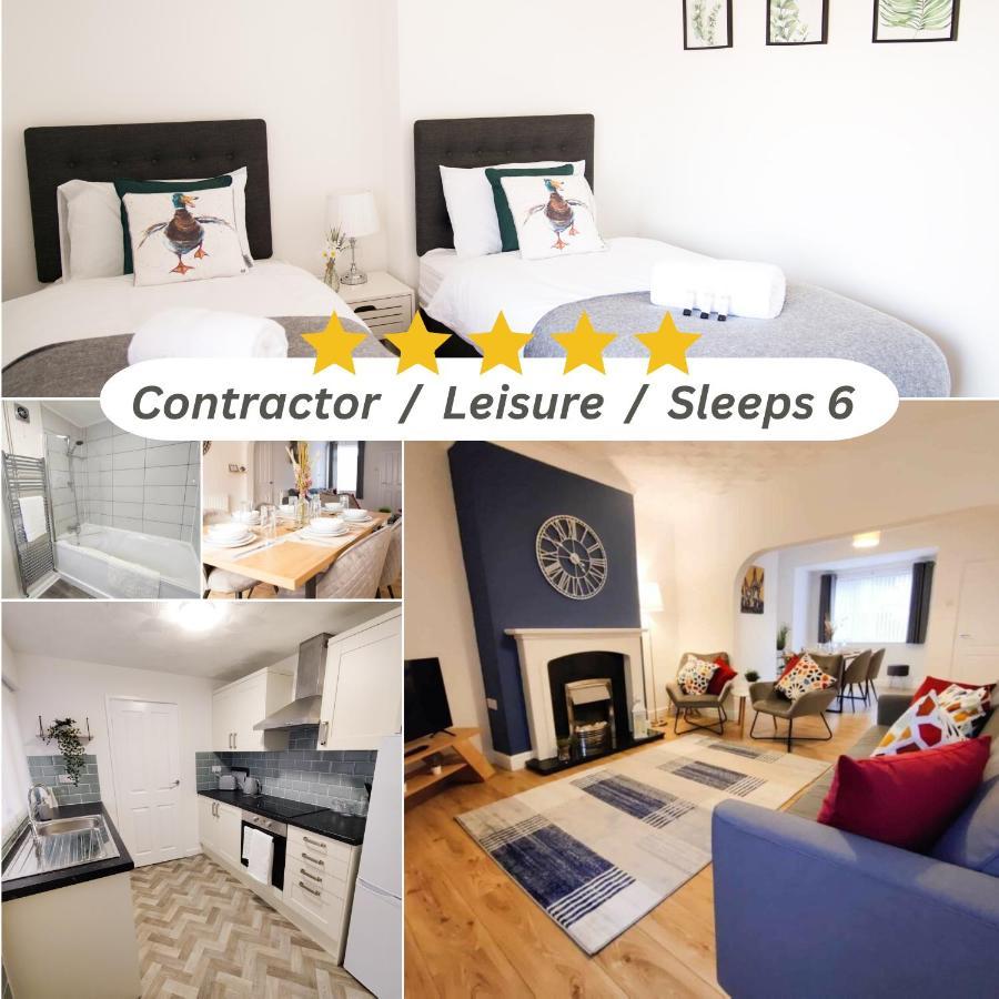 3Br-St Johns Hse-Free Parking-Workers-Kitchen-Wifi-Dog Friendly Leilighet Doncaster Eksteriør bilde